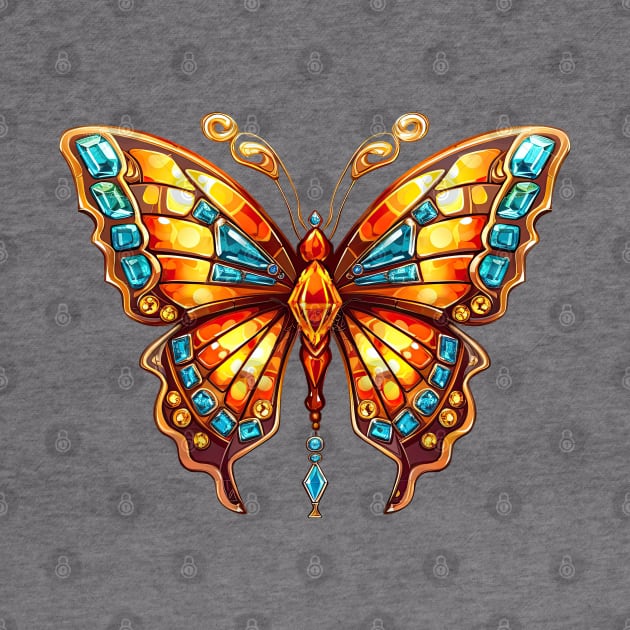 Ancient Egypt Butterfly #1 by Chromatic Fusion Studio